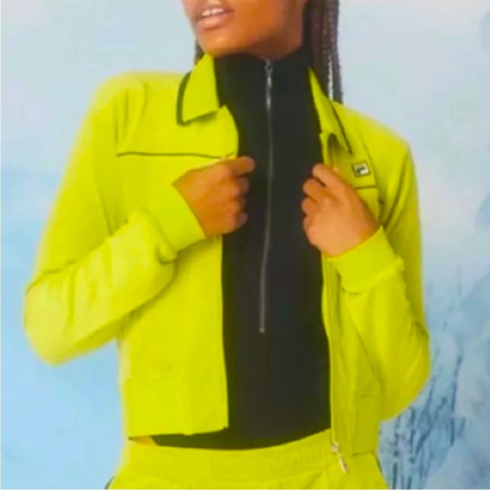 Fila Velour Zip-Up Jacket